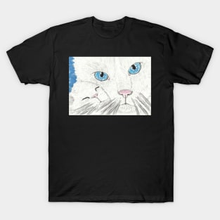 Mother and baby kitten cat  art T-Shirt